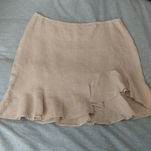 Wink asymmetrical linen skirt size 8